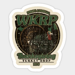 WKRP THANKSGIVING 1978 Vintage Sticker